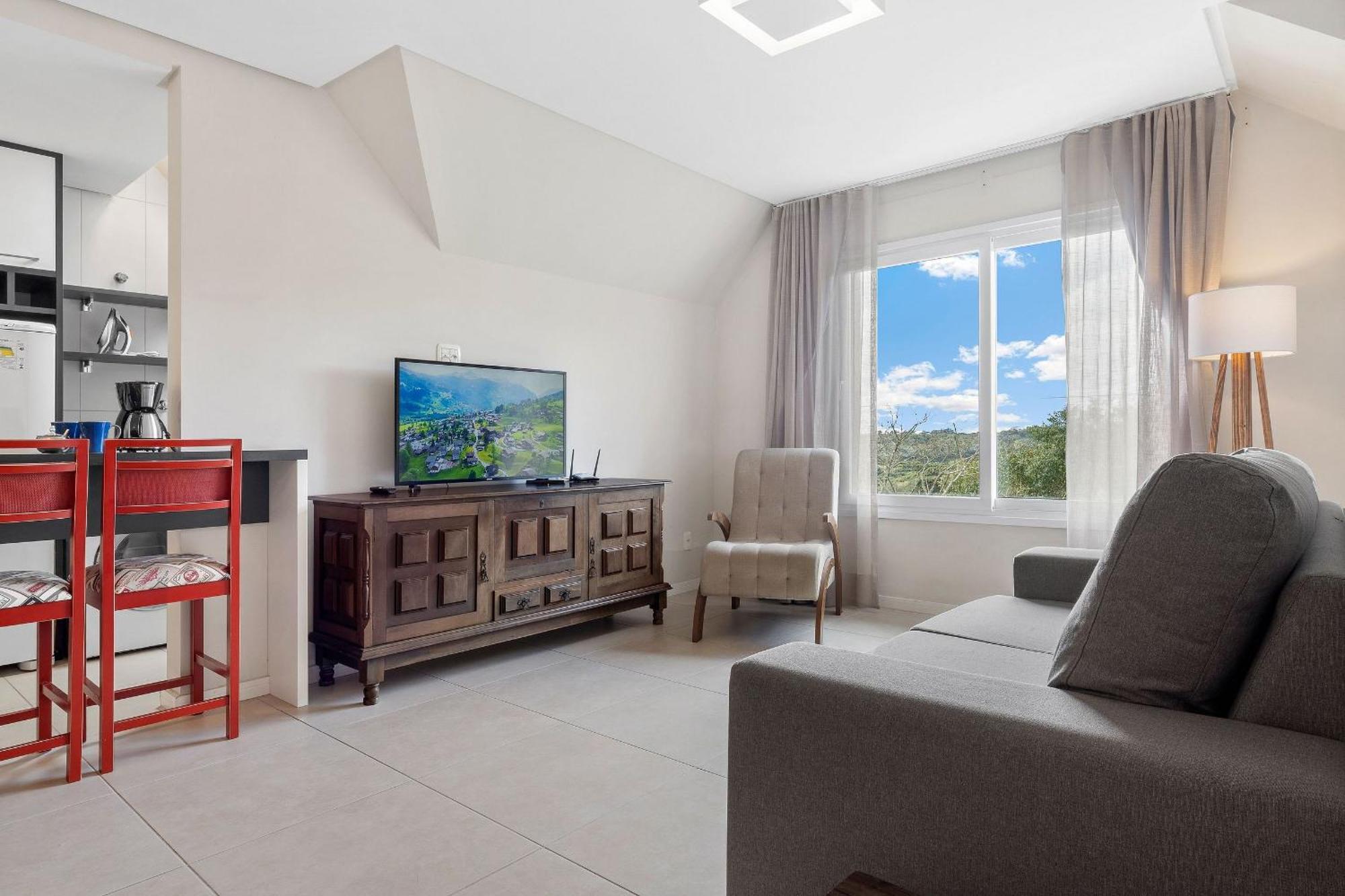 Vista 161 Apto Em Gramado Com Vista Espetacular Ngoại thất bức ảnh